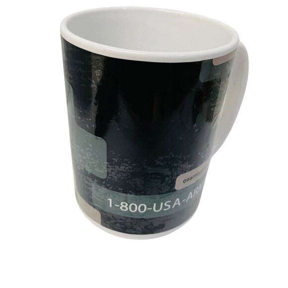 U.S. Army Camouflage Ceramic Mug 11 oz With Logo & Goarmy 4 1/2" - Picture 4 of 9